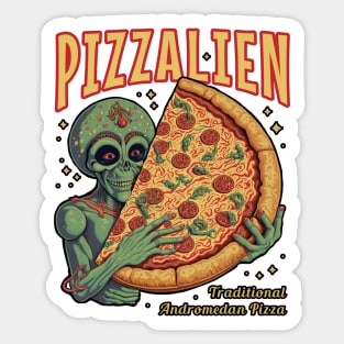 PizzAlien Restaurant Sticker